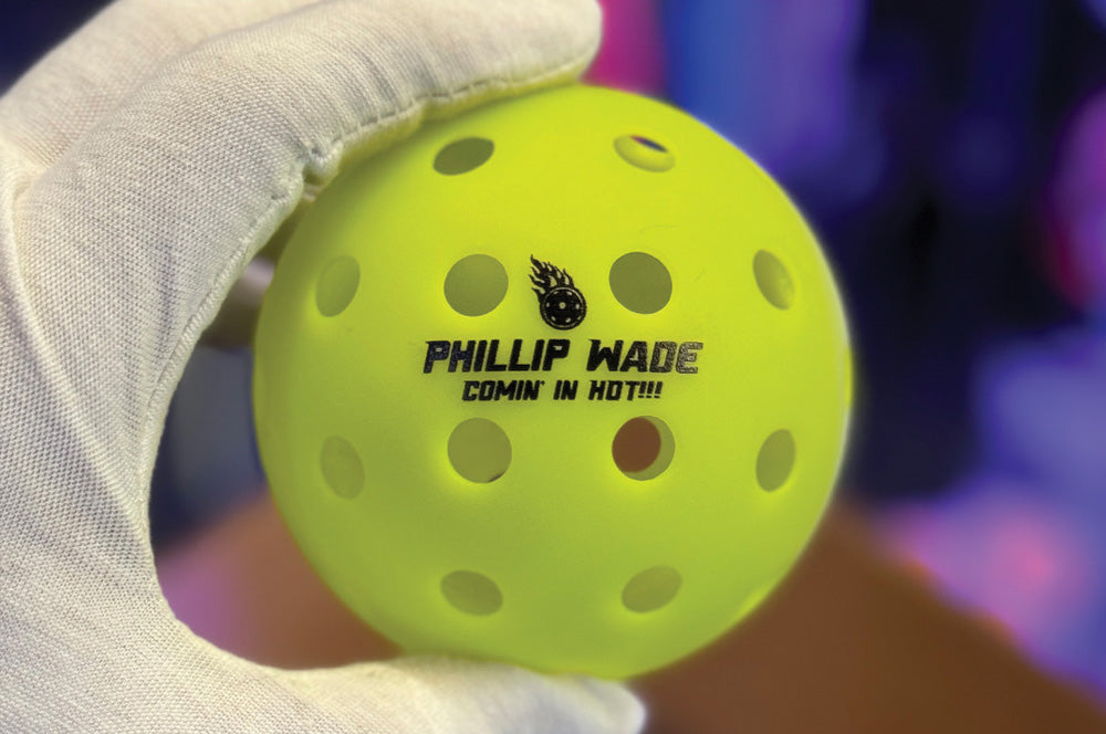 Custom pickleball gift pack with personalized name print for teams and events.
