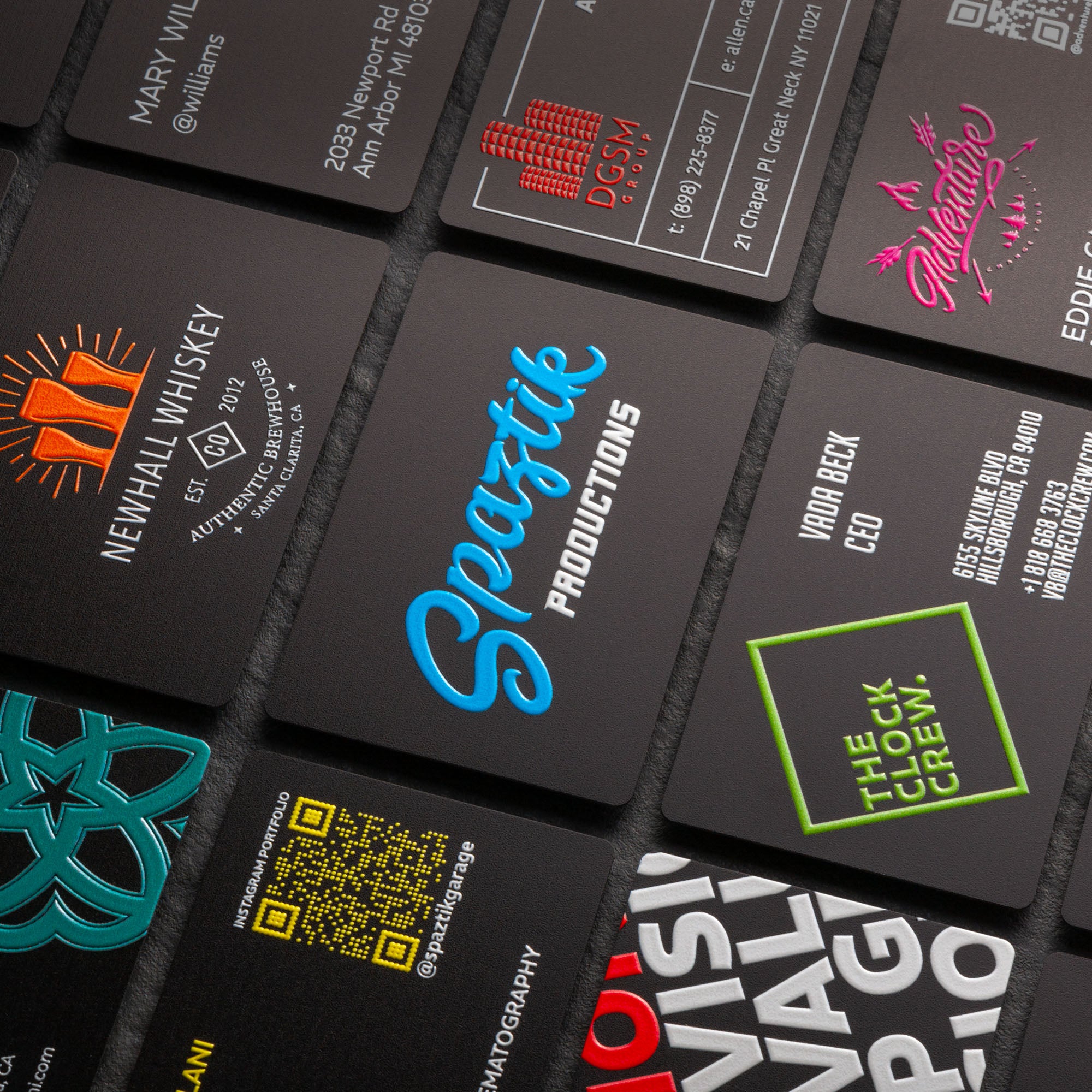 Custom Printed Aluminum Business Cards