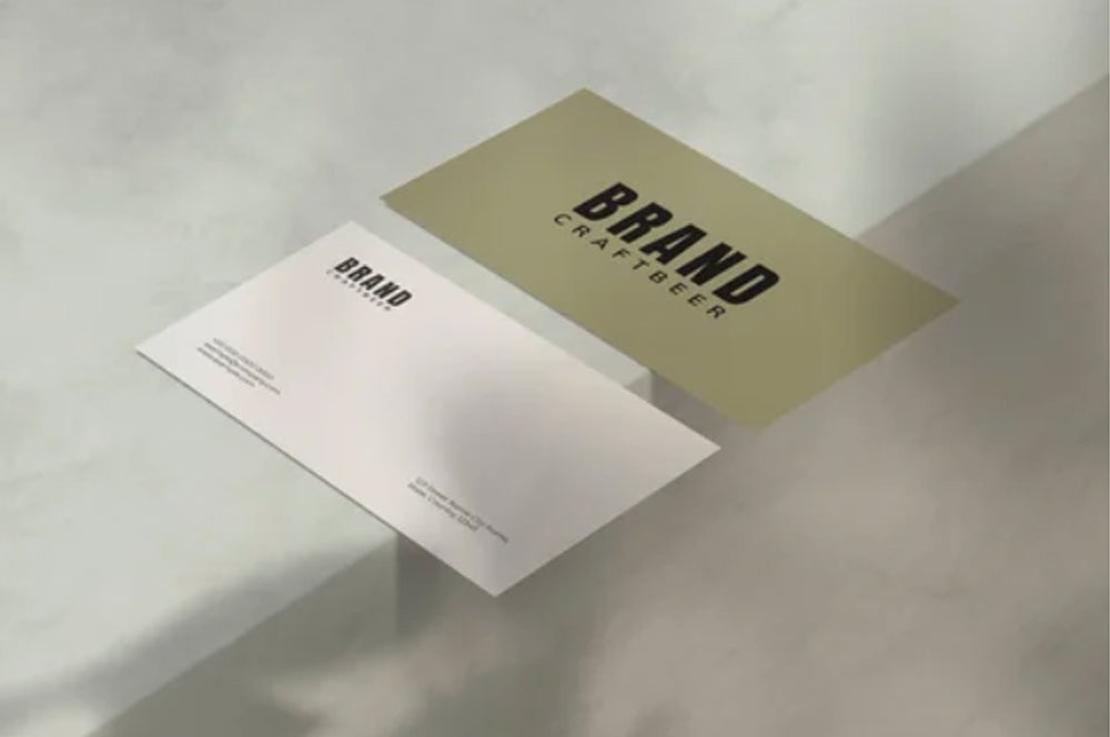 Sleek glossy business card with a polished, professional appearance.