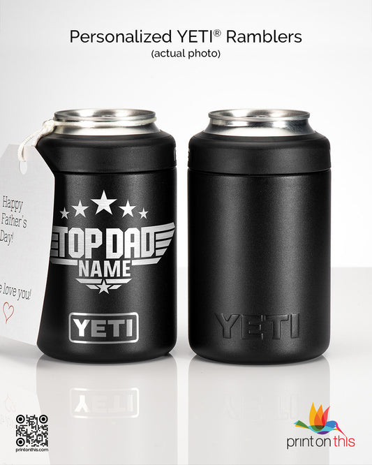 Custom Engraved YETI Colster - Double Wall Insulated Can Coozie