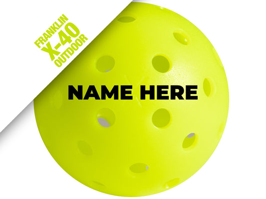 Print on > Pickleballs! Awesome personalized Pickleball gifts. Custom printed (no decals/stickers). Friendly service and fast shipping :)